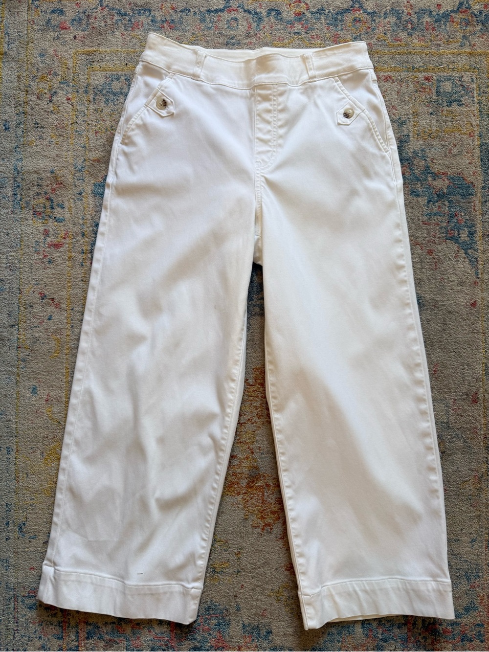 SPANX Wide Leg Ankle Cropped Pants